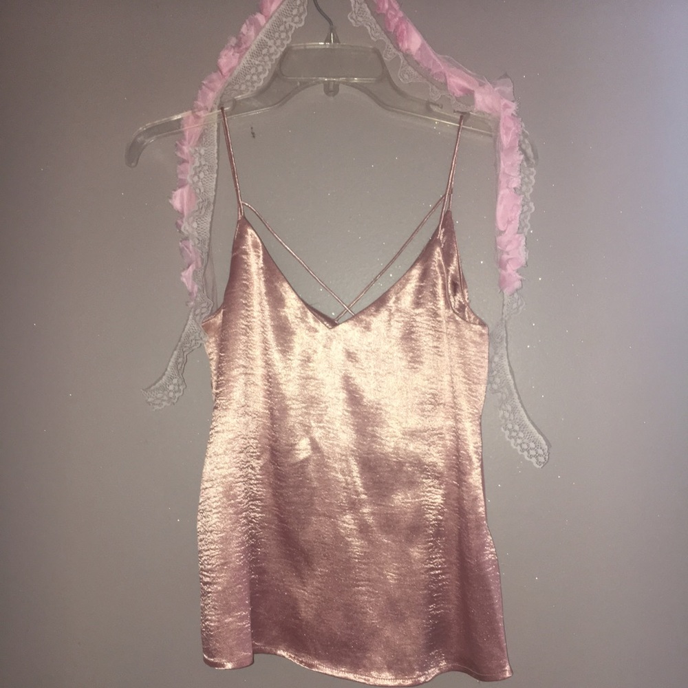 Beautiful H& M Crossover Spaghetti Strap Tank Top